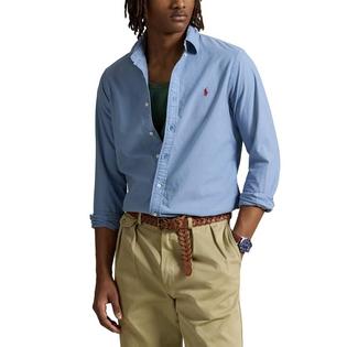 Polo Ralph Lauren Chemise Oxford Classic Fit teinte en pièce pour hommes