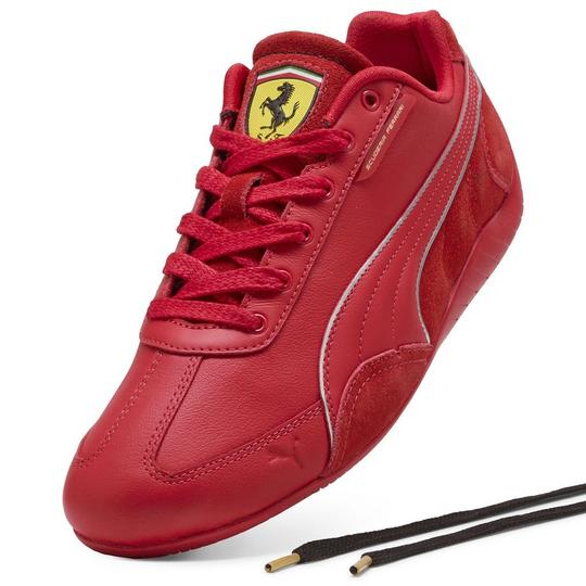 adidas gazelle silver green womens Puma Men's Ferrari CA Pro Sneakers 7.5 / Rosso Corsa / White / Medium