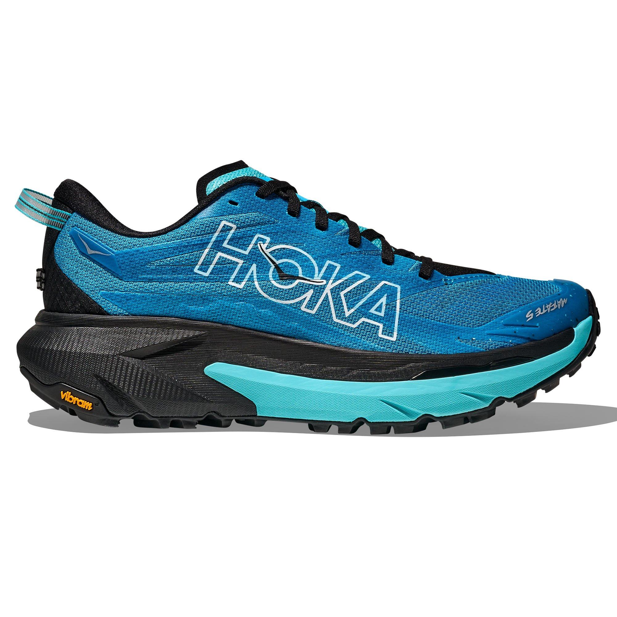 HOKA | Men's Mafate 5 Trail Running Shoes, Skyward Blue/black, Size 10