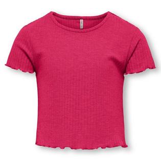 Only Junior Girls' [10-14] Nella Short Sleeve Top