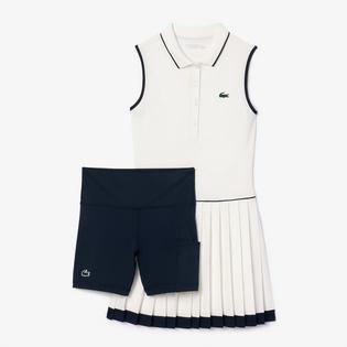 Lacoste Robe de tennis sans manches Ultra Dry Heritage pour femmes