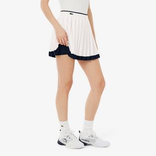 Lacoste Women's Ultra Dry Tennis Heritage Stretch Skirt