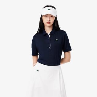 Lacoste Women's Slim Fit UV Protect Stretch Golf Polo