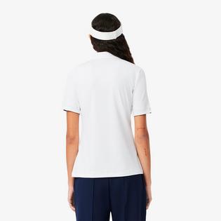 Lacoste Women's Slim Fit UV Protect Stretch Golf Polo