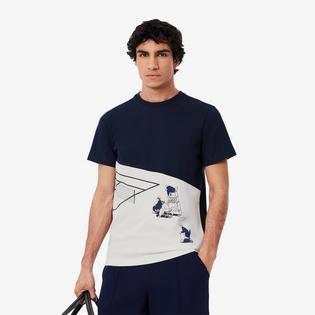 Lacoste Men's Tennis Heritage Graphic Print T-Shirt