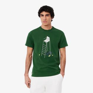 Lacoste Men's Tennis Heritage Printed T-Shirt