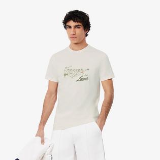 Lacoste Men's René Lacoste Print Tennis Heritage T-Shirt