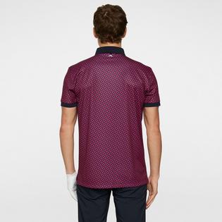 J Lindeberg Men's Tour Tech Print Polo