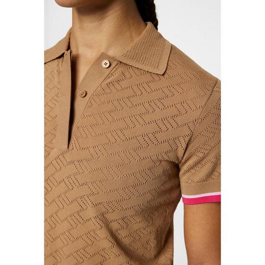 Women's Lomi Knit Polo | J Lindeberg | Sporting Life Online