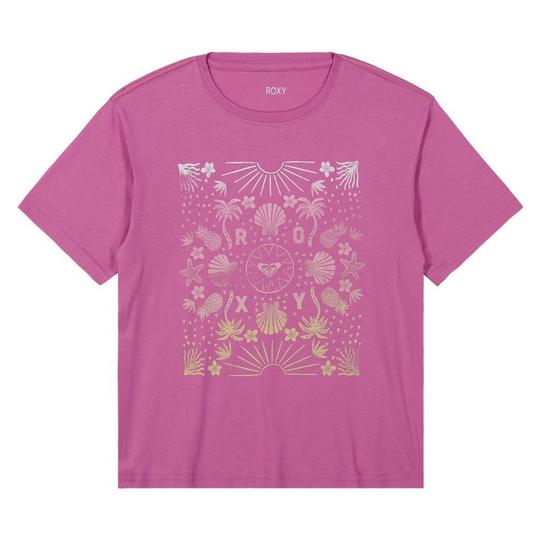 Roxy Junior Girls   7-16  Sea Bandana Oversized T-Shirt
