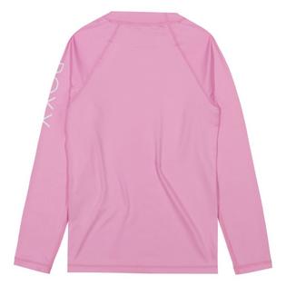 Roxy Junior Girls' [7-16] Whole Hearted Long Sleeve Rashguard