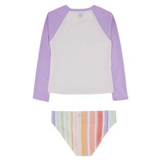 Billabong Junior Girls' [7-14] Sandy Day Long Sleeve Rashguard Two-Piece Set