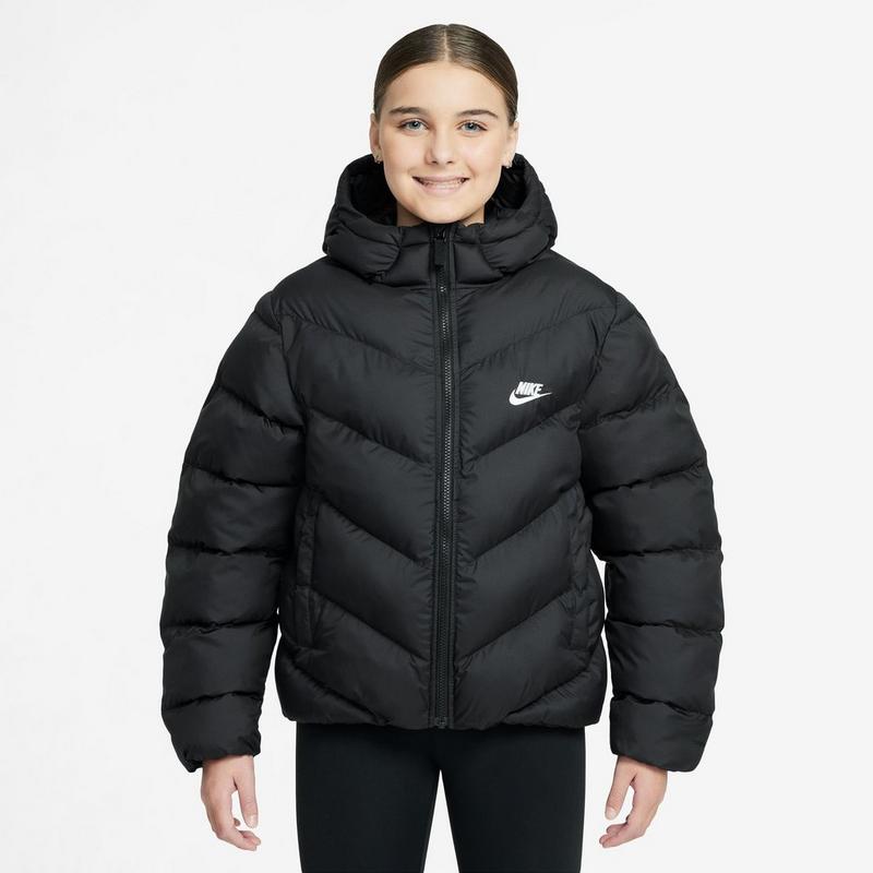 Nike Manteau matelass&eacute; Sportswear All Day Play Therma-FIT &agrave; coupe ample pour juniors [7-16]