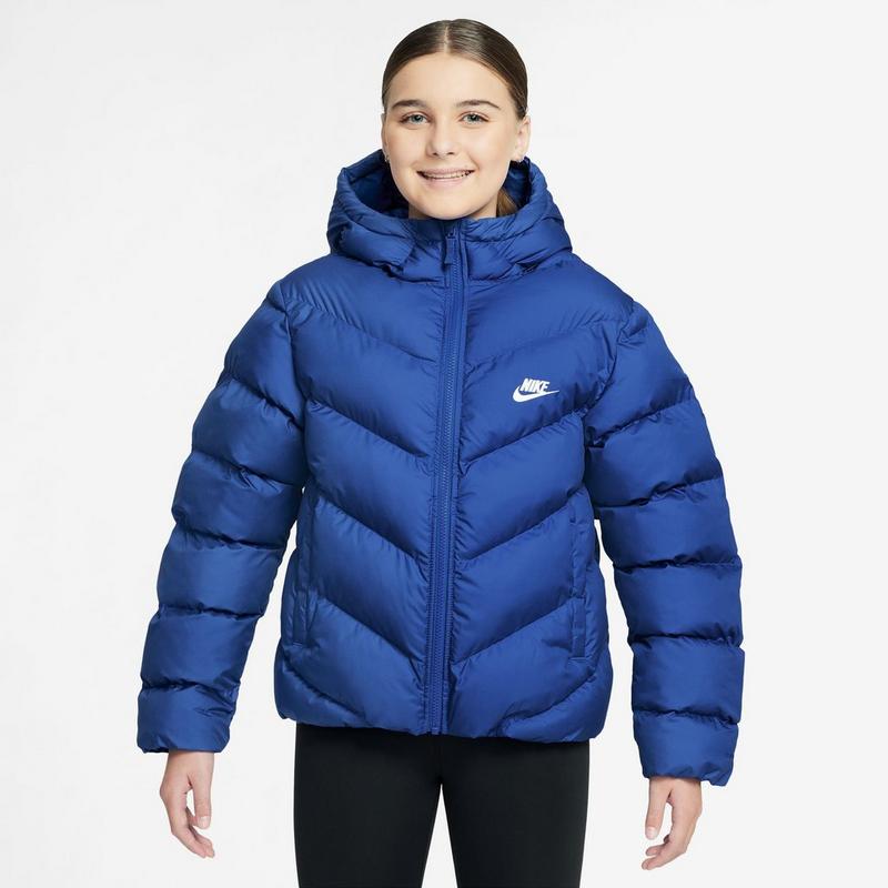 Nike Manteau matelass&eacute; Sportswear All Day Play Therma-FIT &agrave; coupe ample pour juniors [7-16]