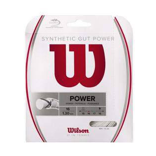 Wilson Cordage de tennis en boyau synthétique Power