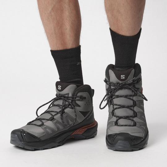 スニーカー Men's X Ultra 360 Climasalomon Waterproof Hiking Shoes Salomon Men's X Ultra 360 Mid CSWP Waterproof All Terrain