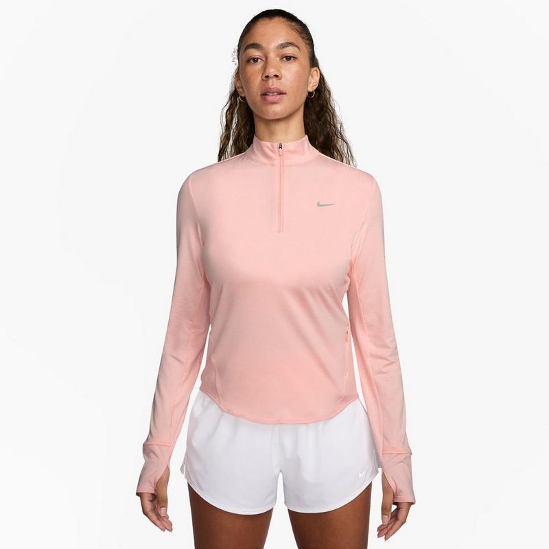 Nike Haut de course &agrave; glissi&egrave;re 1/4 Swift Dri-FIT UV pour femmes