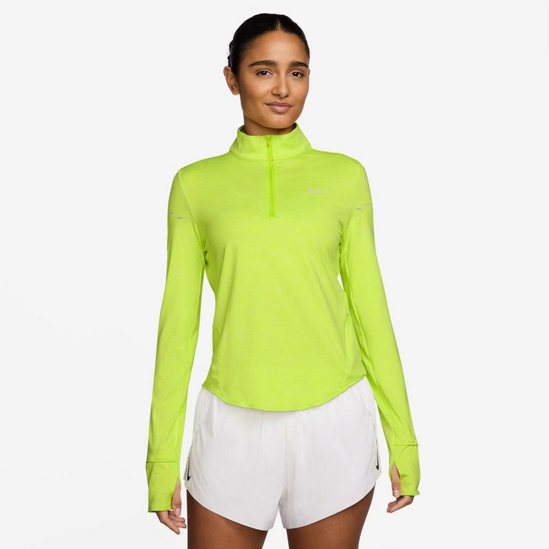 Nike Haut de course &agrave; glissi&egrave;re 1/4 Swift Dri-FIT UV pour femmes