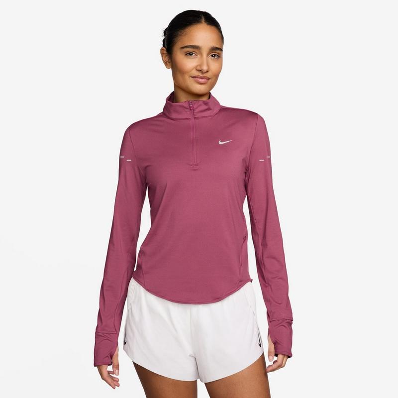 Nike Haut de course &agrave; glissi&egrave;re 1/4 Swift Dri-FIT UV pour femmes