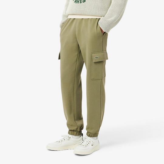 Lacoste Pantalon cargo en molleton pour hommes