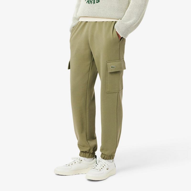 Lacoste Pantalon cargo en molleton pour hommes