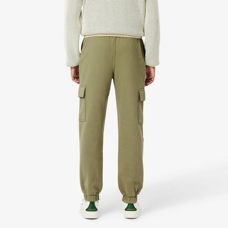 Lacoste Pantalon cargo en molleton pour hommes