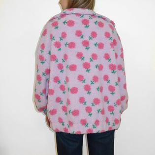 Brunette The Label Women's Flower Sherpa Full-Zip Jacket