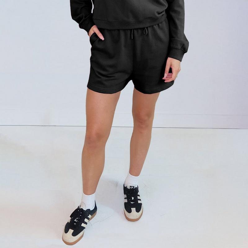 Brunette The Label Short Retro en tissu bouclette pour femmes
