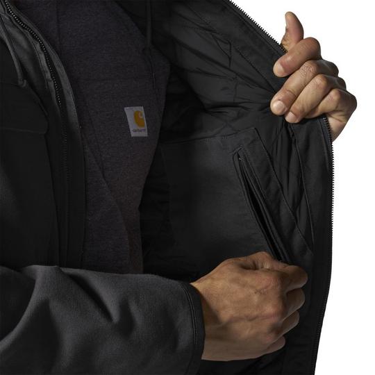 Men's Full Swing Loose Fit Washed Duck Insulated Active Jacket