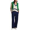 Pantalon de surv tement en tissu bouclette  Wimbledon pour femmes
