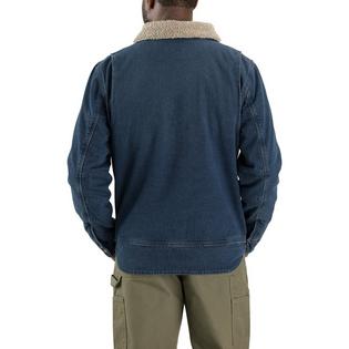 Carhartt Men's Relaxed Fit Denim Sherpa-Lined Jacket