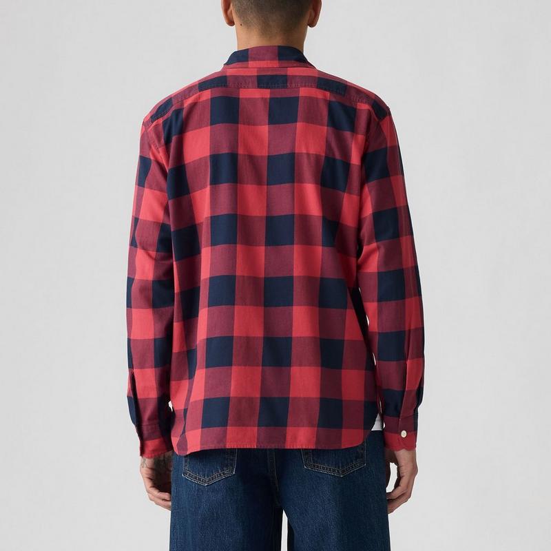 Levi's Chemise de travail classique &agrave; carreaux pour hommes