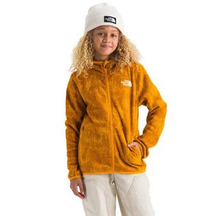 The North Face Veste &agrave; capuchon imprim&eacute;e Glacier &agrave; glissi&egrave;re int&eacute;grale pour juniors [7-20]