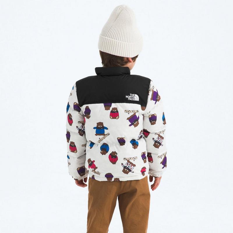 The North Face Manteau imprim&eacute; 1996 Retro Nuptse pour enfants [2-7]