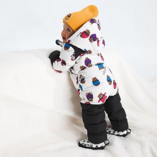 The North Face Babies' [0-24M] Printed 1996 Retro Nuptse One-Piece Snowsuit