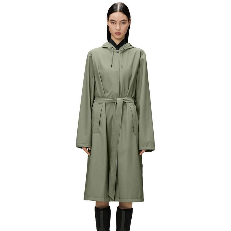 RAINS Manteau A-Line Longer W pour femmes