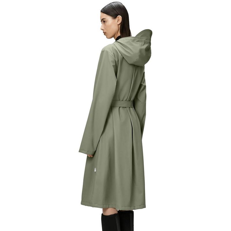 RAINS Manteau A-Line Longer W pour femmes