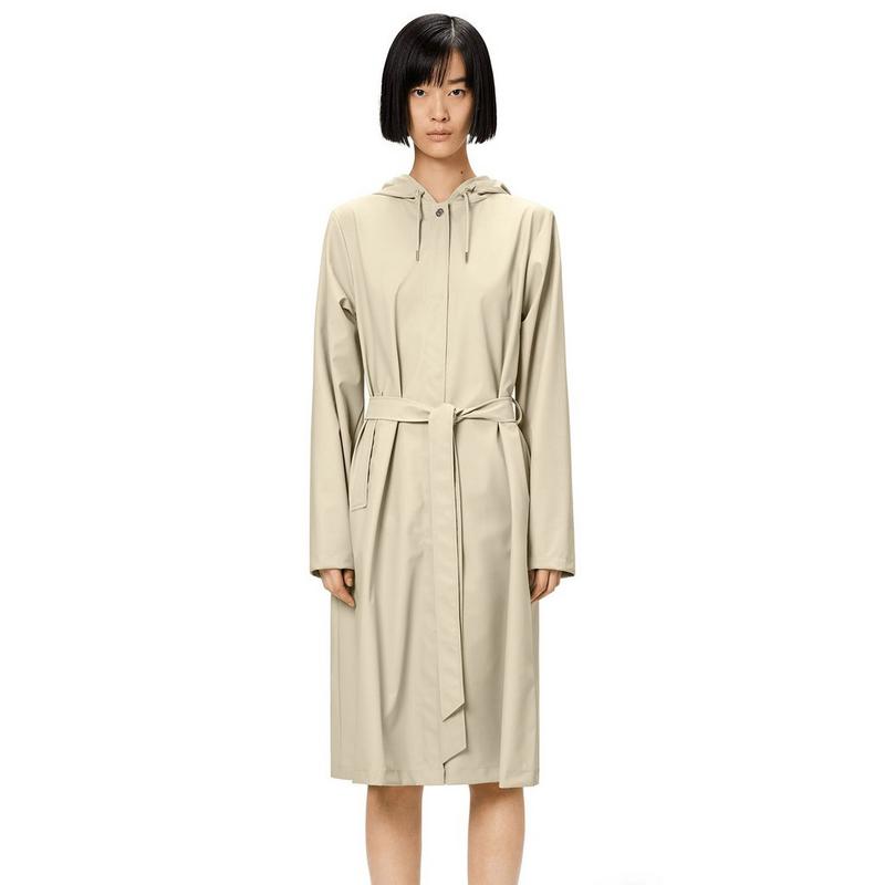 RAINS Manteau A-Line Longer W pour femmes
