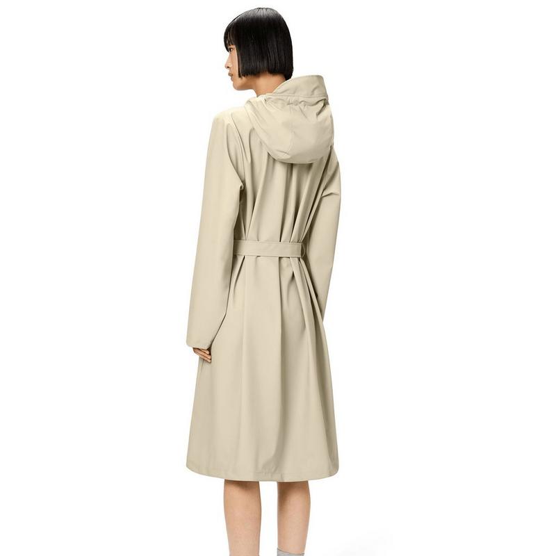 RAINS Manteau A-Line Longer W pour femmes