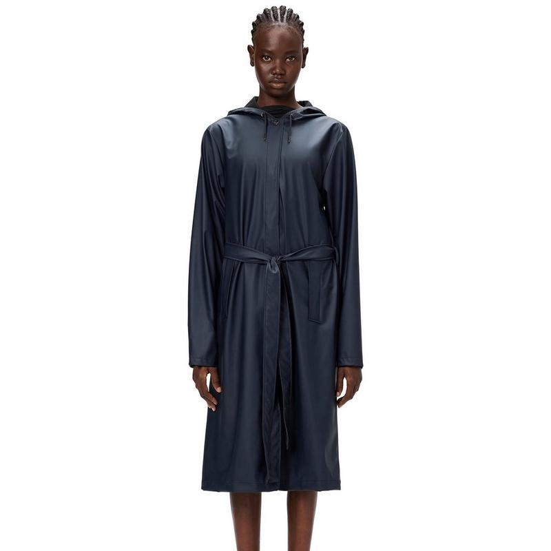 RAINS Manteau A-Line Longer W pour femmes