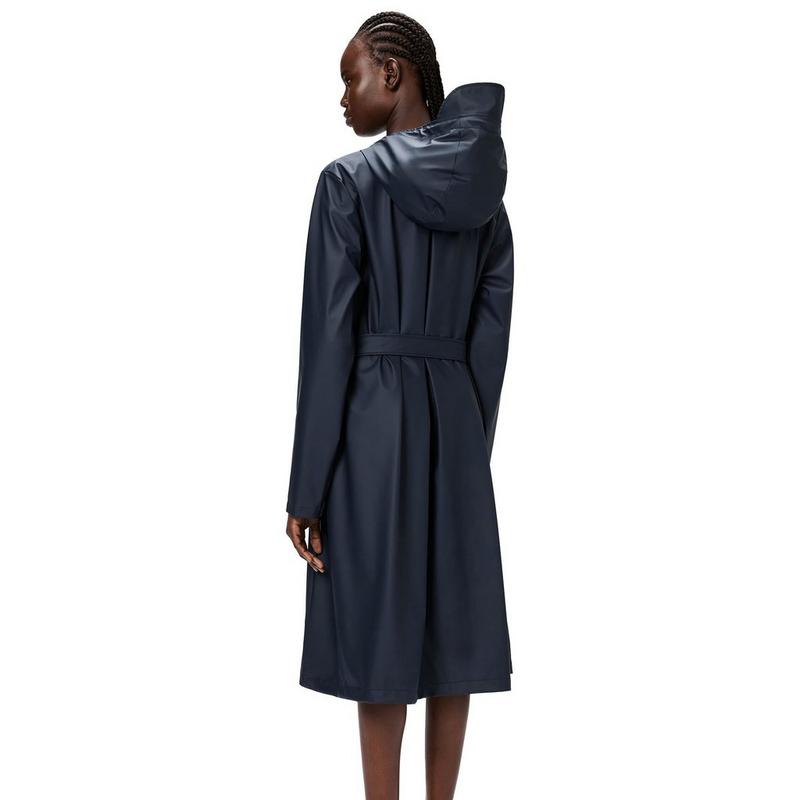 RAINS Manteau A-Line Longer W pour femmes