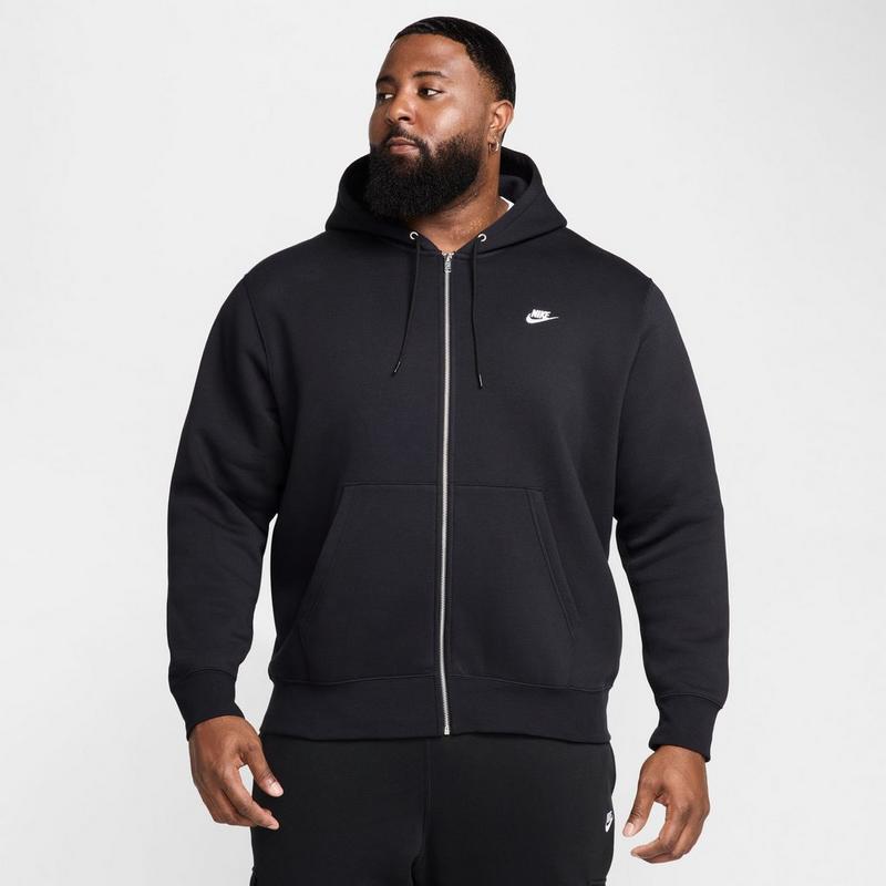 Nike Chandail &agrave; capuchon &agrave; glissi&egrave;re Club Fleece pour hommes