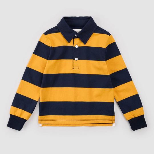 Miles The Label Polo de rugby   rayures pour gar ons  2-10 