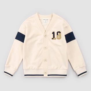 Miles The Label Boys' [2-10] Speckled Varsity Cardigan