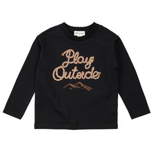 Miles The Label Kids' [2-10] Play Outside Cord Applique Long Sleeve Top