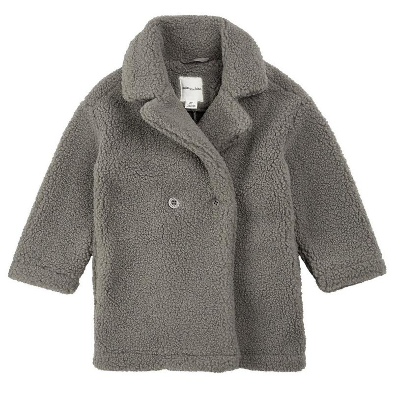 Miles The Label Manteau douillet en sherpa pour enfants [2-10]