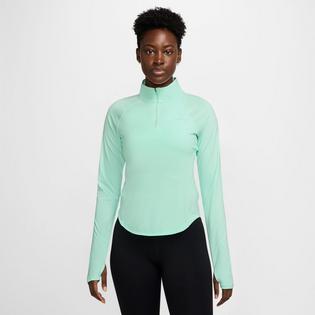 Nike Haut &agrave; glissi&egrave;re 1/4 Tempo Swoosh Run Dri-FIT pour femmes