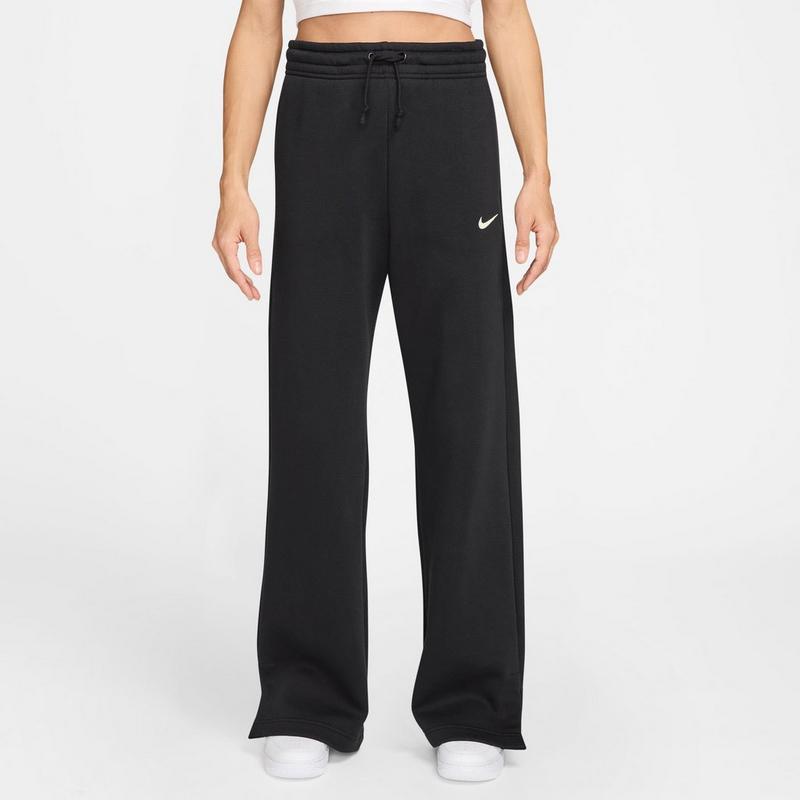 Nike Pantalon en molleton &agrave; jambe large et taille haute Sportswear Phoenix pour femmes
