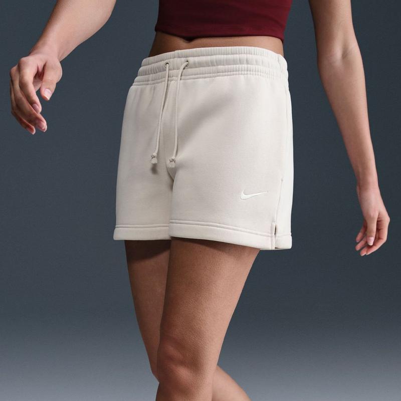 Nike Short &agrave; taille mi-haute Sportswear Phoenix Fleece de 4 po pour femmes