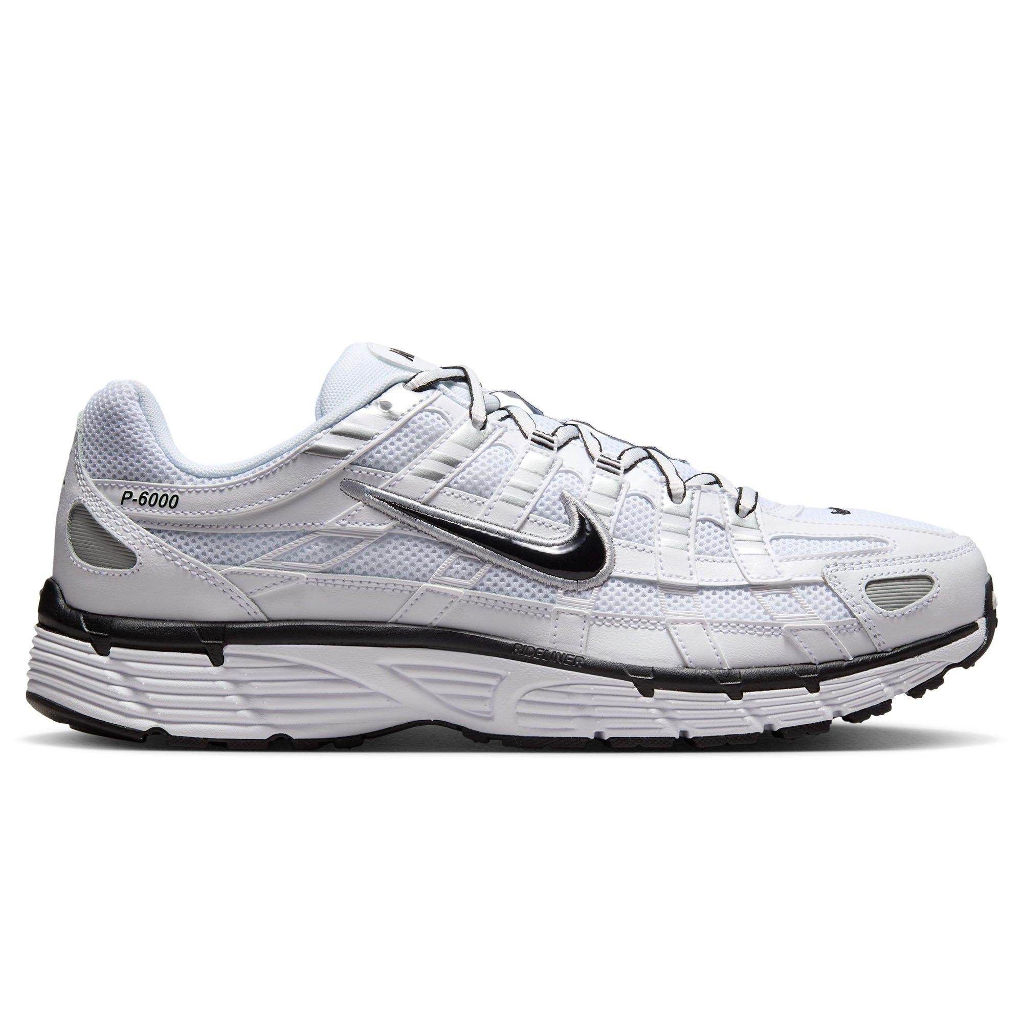 Nike Men's P-6000 - Running Shoes Size 10.5 - Black/White/Silver